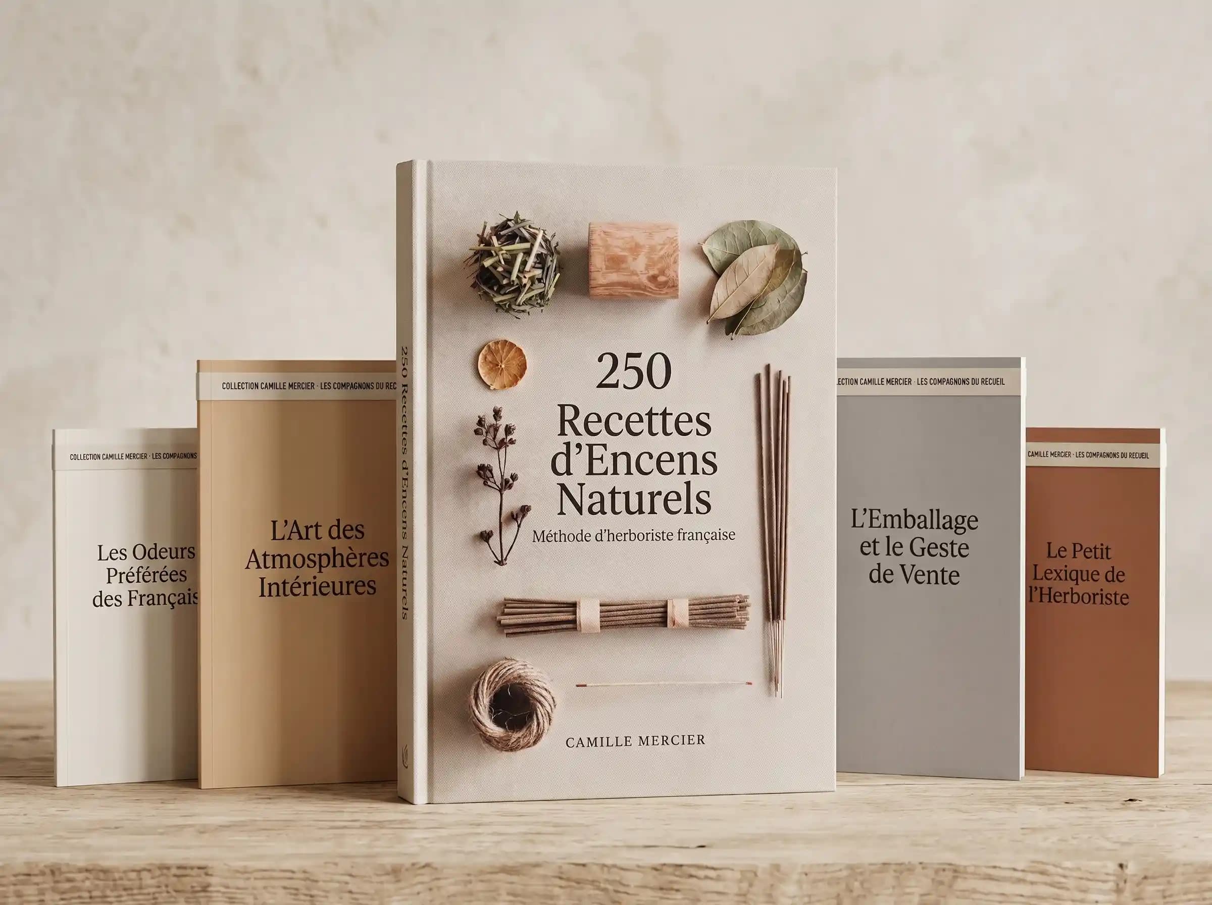 Présentation du guide 250 Recettes d’Encens Naturels et de ses quatre bonus.